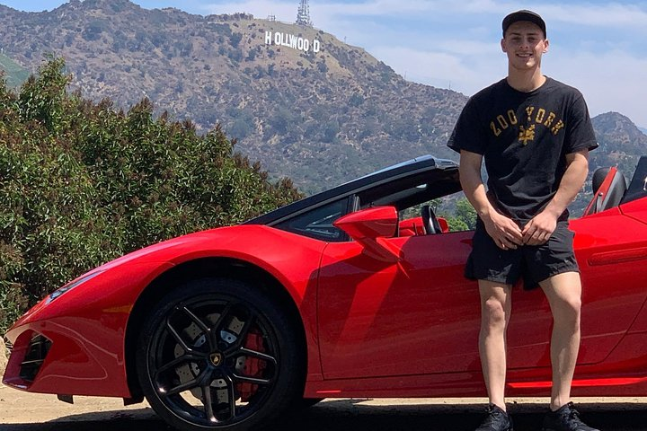 30 Minute Lamborghini Huracan Spyder Driving Tour in Hollywood - Photo 1 of 13